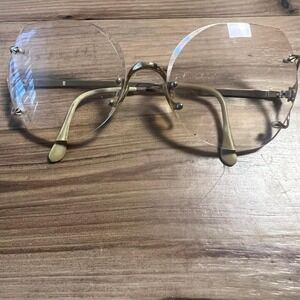 Retro square lens glasses with metal frame ****frames only***‎ lenses have Rx
